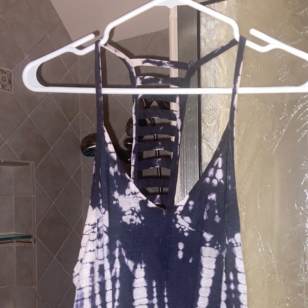 Tie-Dye Strappy Back Dress